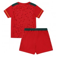 Camisa de time de futebol Wolves Replicas 2º Equipamento Infantil 2023-24 Manga Curta (+ Calças curtas)